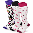 thumbnail image 1 of Different Touch Compression Knee High Socks | Women's 3 pack| 8-15mmHg, 1 of 4