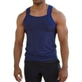 thumbnail image 1 of Different Touch Dry Fit Square Cut Style Contrast Color Tank Tops for Men, 1 of 1