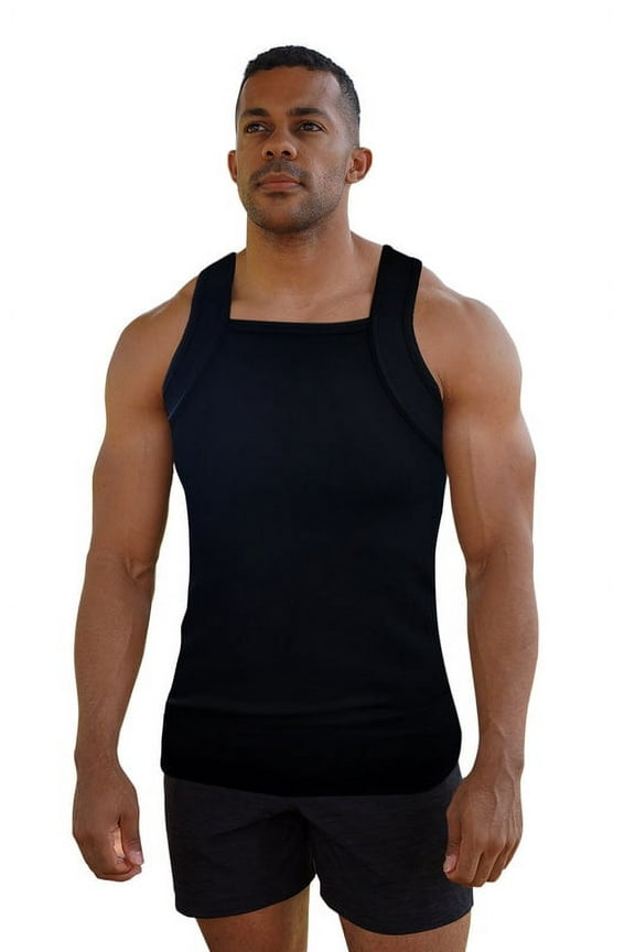 G-Unit Style Square Cut Tank Top for Men