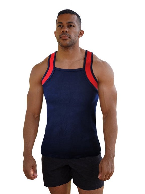 G-Unit Style Square Cut Tank Top for Men
