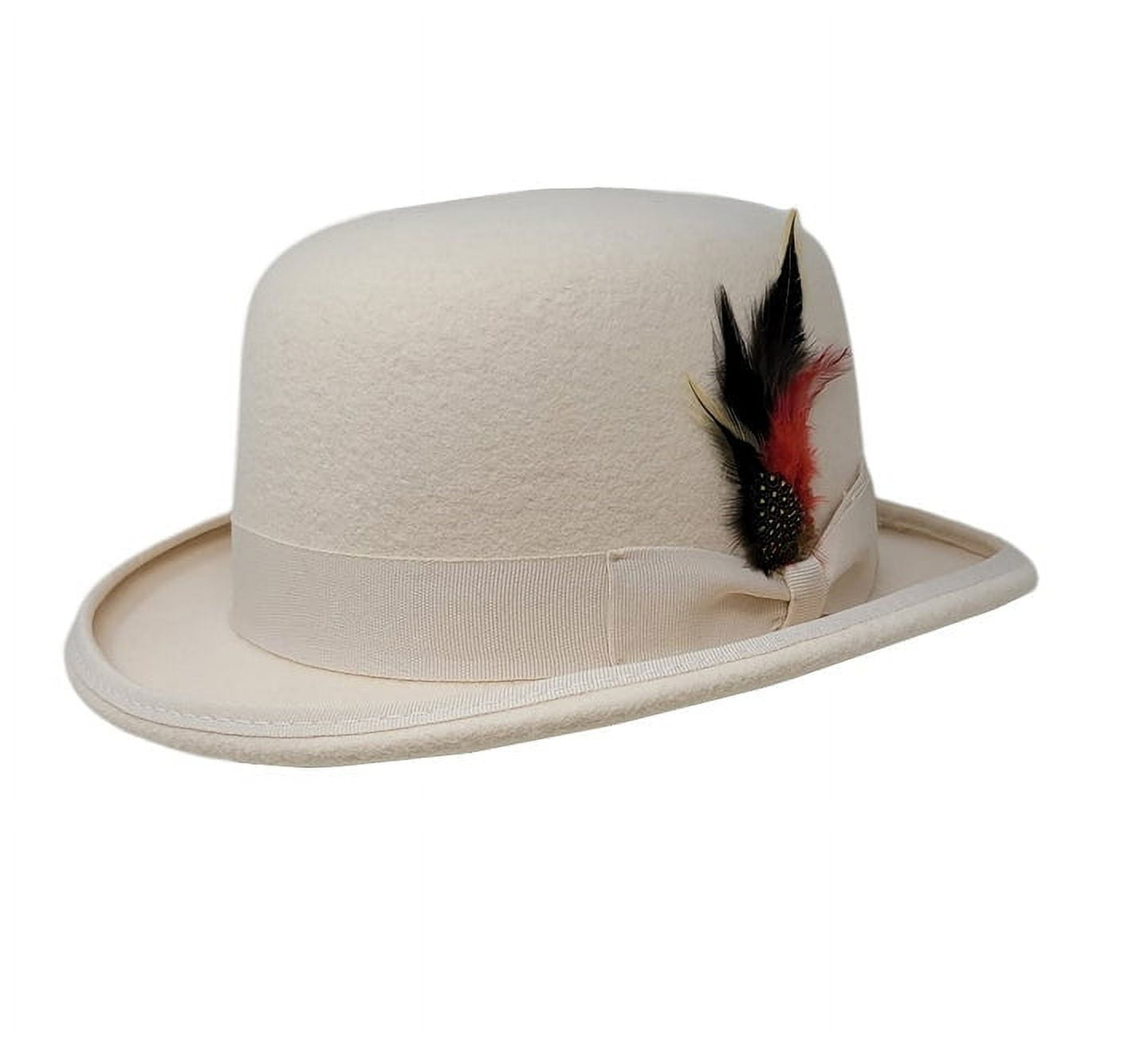 Different Touch Men 100% Wool Felt Top Hats Victorian Style Mad Hatter Tall