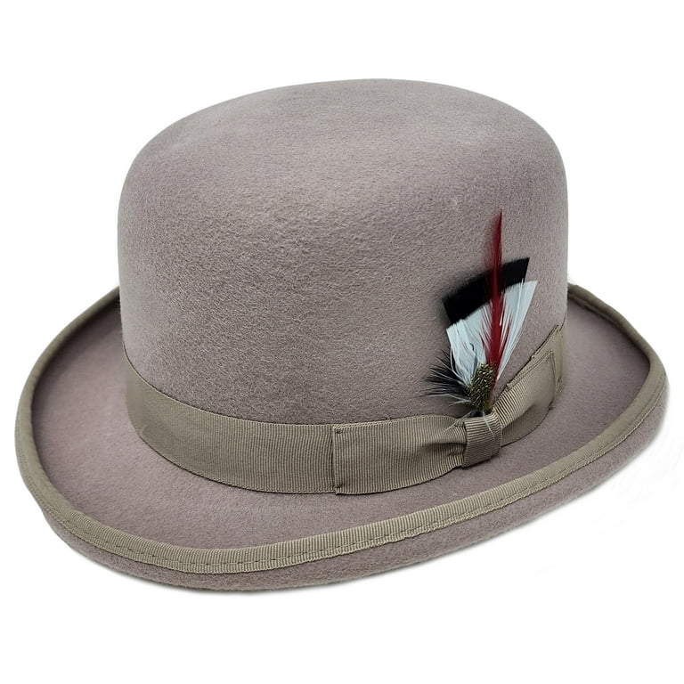 Different Touch Men 100% Wool Felt Top Hats Victorian Style Mad