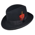 thumbnail image 1 of Different Touch Men's 100% Wool Felt Homburg Style Godfather Hats, 1 of 4