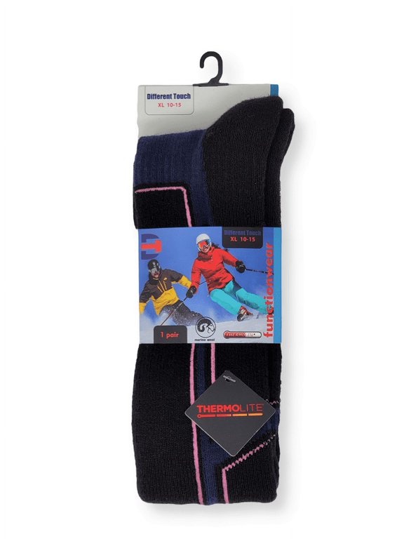 Unisex Skiing Hiking Camping High Performance Thermolite Wool Ski Socks