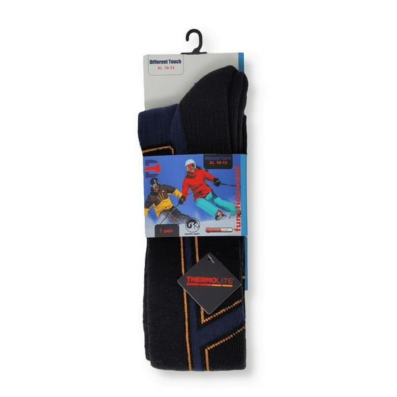 Different Touch Unisex Skiing Hiking Camping High Performance Thermolite Wool Ski Socks