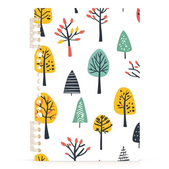 Different Trees Notebooks 1-subject Journal 60 Sheets A5 College Ruled Paper Detachable Ring 8.3"x5.7"