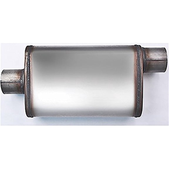Different Trends 49225 4.00Inx9.00Inx14.00In Offset/Center Flow Ii Ss Muffler