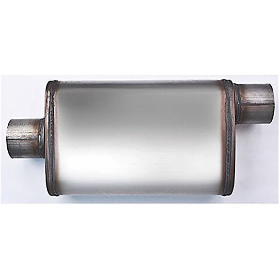 Different Trends 49226 4.00Inx9.00Inx14.00In Offset/Center Flow Ii Ss Muffler