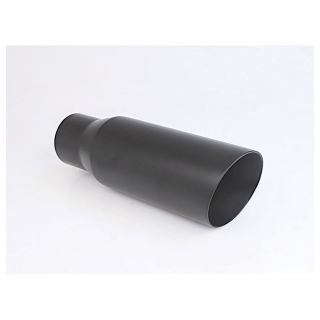 Different Trends Black Powder Coated 12in Double Wall Angle Blk