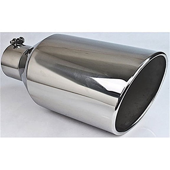 Different Trends - Polished Ss Bolt-on 7in Rolled Slant 4.00in Id / 7.00in Od