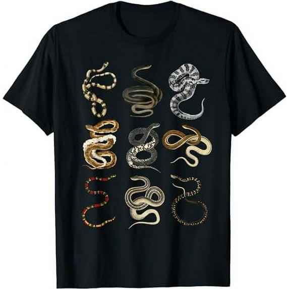 Different Types Of Snakes for snake lovers T-Shirt