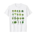 thumbnail image 1 of Different Types of Tree Leaves, Common Leaves, Nature Lovers White T-Shirt, 1 of 5