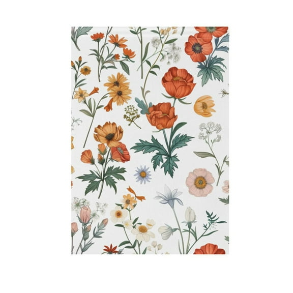 Different Wildflower Garden Flag 12X18 Double Sided Yard Flags for Outside Outdoor All Seasonal Decoration