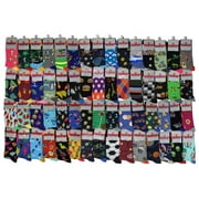 Different touch Men 60 Pairs Everyday Assorted Designs Bulk Wholesale Lot Dress Socks