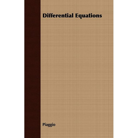 Differential Equations (Paperback)