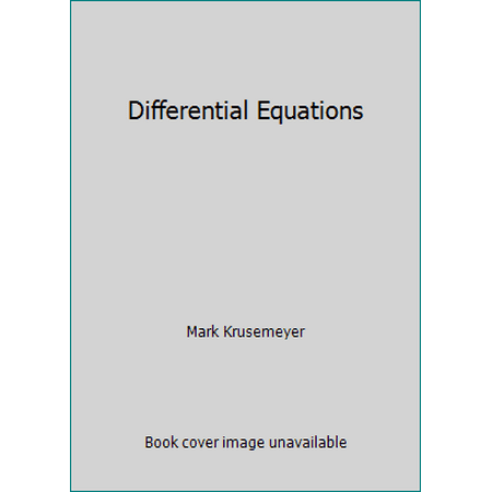 Differential Equations [Paperback - Used]