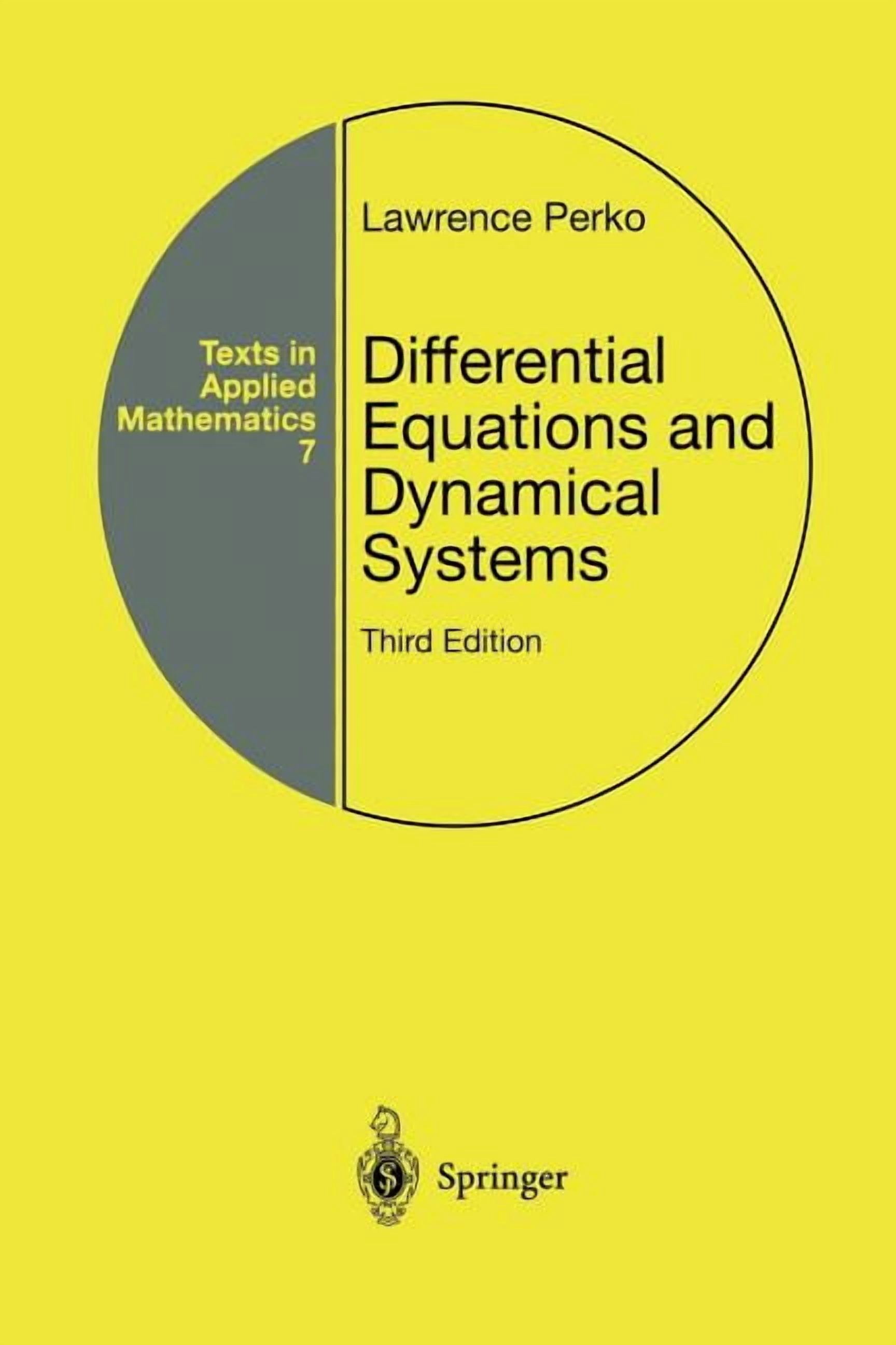 Differential Equations and Dynamical Systems - Walmart.com