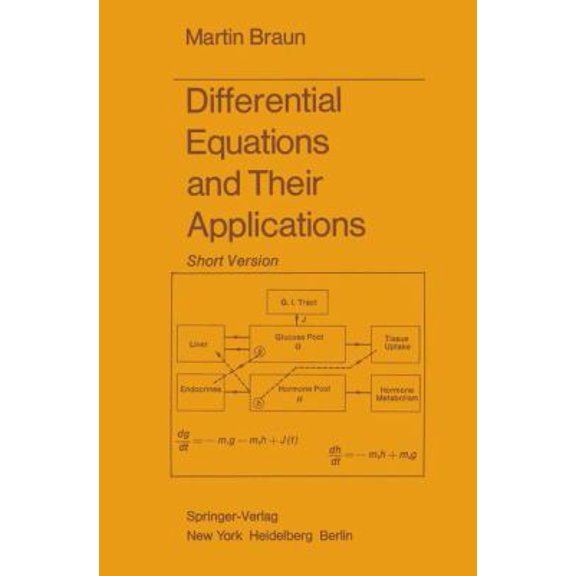 Pre-Owned Differential Equations and Their Applications (Hardcover) 0387902899 9780387902890