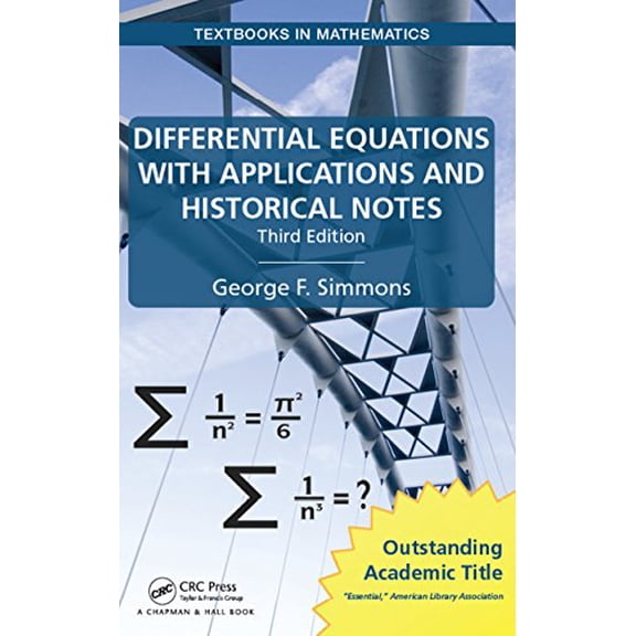 Pre-Owned Differential Equations with Applications and Historical Notes (Textbooks in Mathematics)
