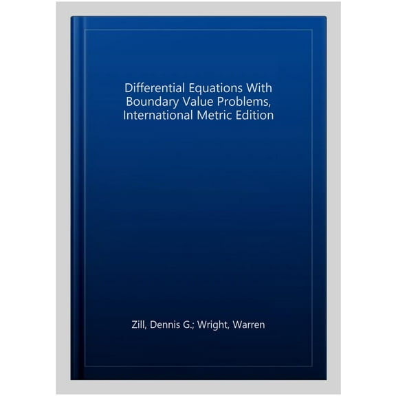 Pre-Owned Differential Equations with Boundary Value Problems, International Metric Edition Paperback