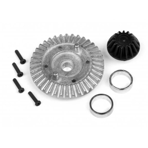 Differential Gear Set - Black - E-10 - Precision Engineering