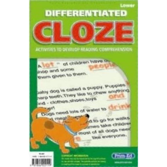 Differentiated Cloze: Middle: Activities to Develop Reading Comprehension (Paperback)