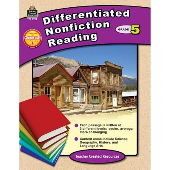 Pre-Owned Differentiated Nonfiction Reading Grade 5, 9781420629224, 1420629220, Paperback, Illustrated edition