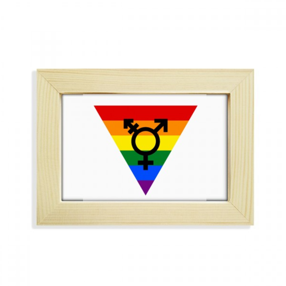 Differentiation Identity Rainbow Equality Desktop Decorate Photo Frame Picture Art Painting 5x7 inch