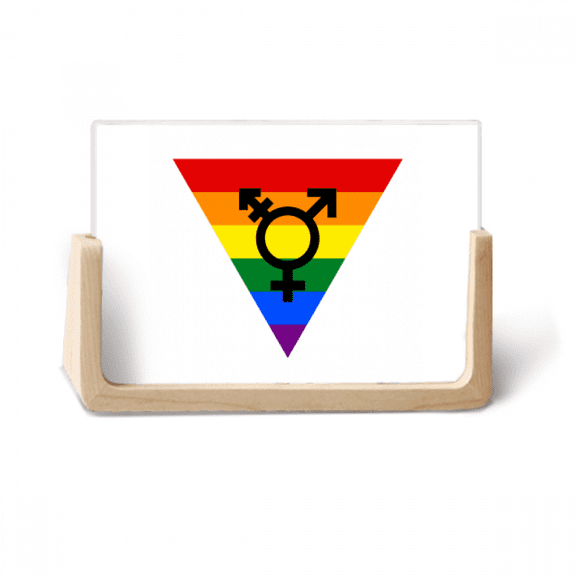 Differentiation Identity Rainbow Equality Photo Wooden Photo Frame Tabletop Display