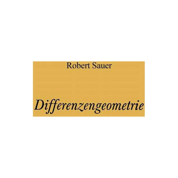Differenzengeometrie, (Paperback)