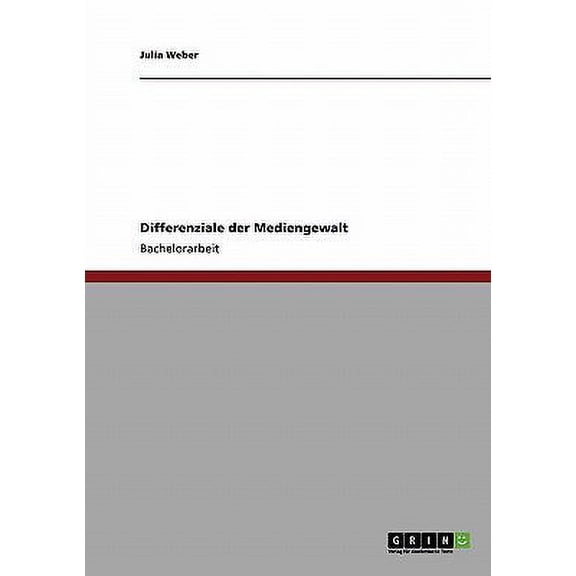 Differenziale Der Mediengewalt