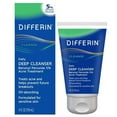 Differin Daily Deep Cleanser with 5 Benzoyl Peroxide, Face Wash for