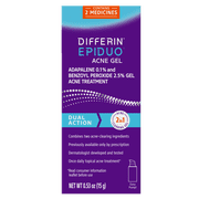Differin Epiduo Pump 0.5oz with Adapalene 0.1% and Benzoyl Peroxide 2.5% Gel