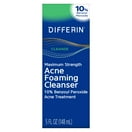 Acne Foaming Wash Benzoyl Peroxide 10% Maximum Strength Antimicrobial, 5.5 Oz