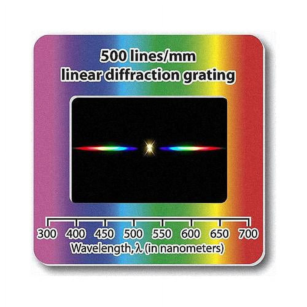 Diffraction Gratings Slides 500 Line/Millimeters, Package Of 100