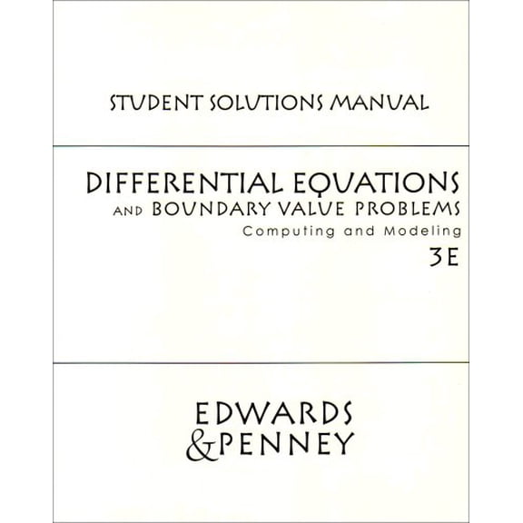 Pre-Owned Diffrntl Equatns& Boundary Valu Probs: Cmptg (Paperback) 0130475793 9780130475794