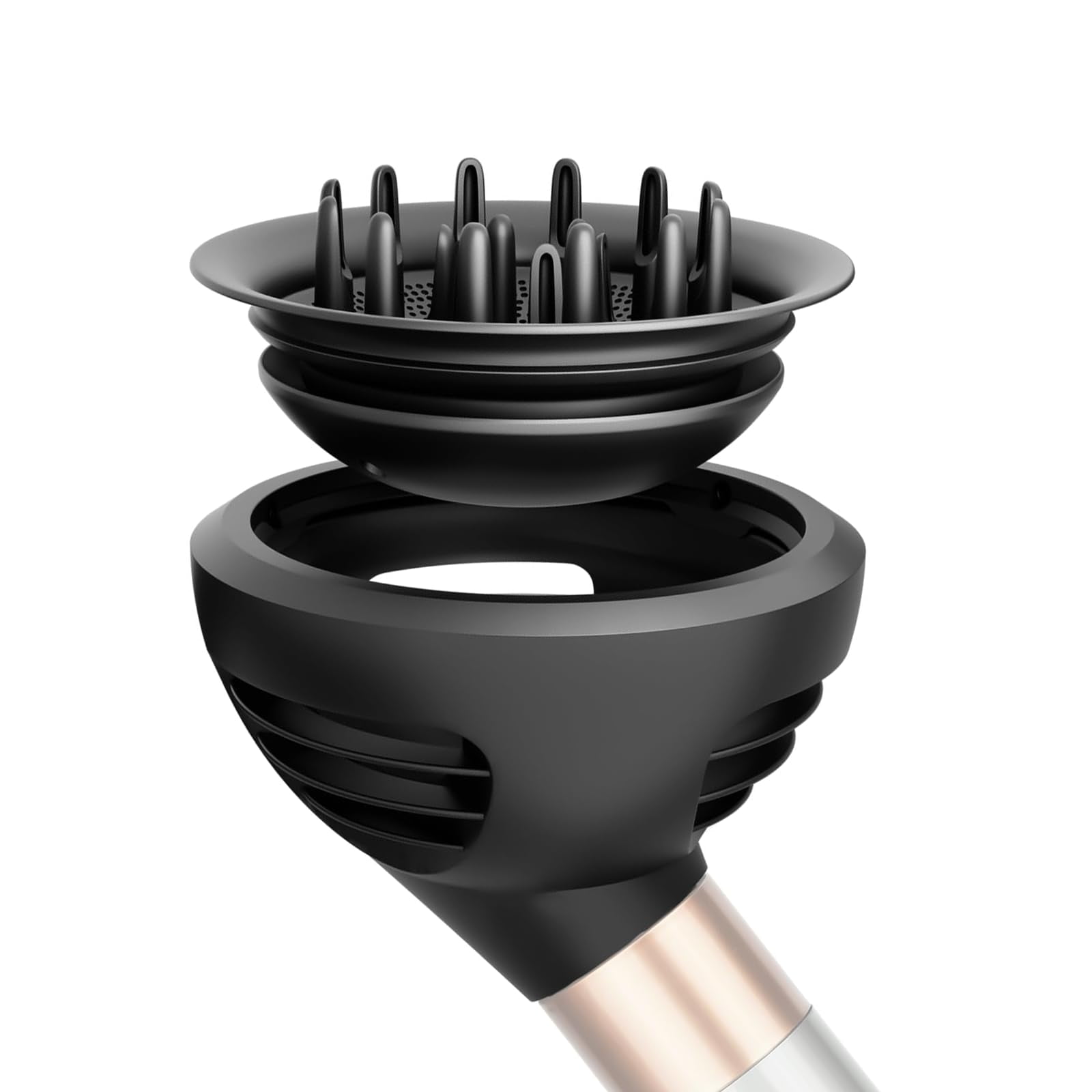 Diffuser Attachment for Dyson Airwrap Curly Hair - Black Wave Curl ...