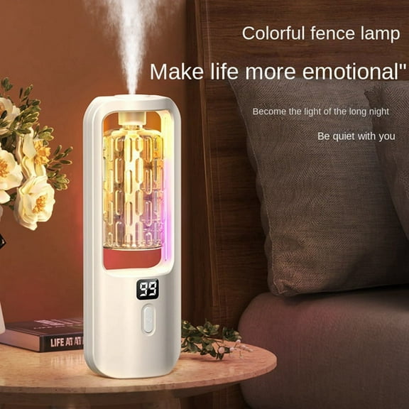 Diffuser Fragrance Essential Oil Aromatherapy Machine Timing Air Freshener Colorful Light Living Bedroom Toilet