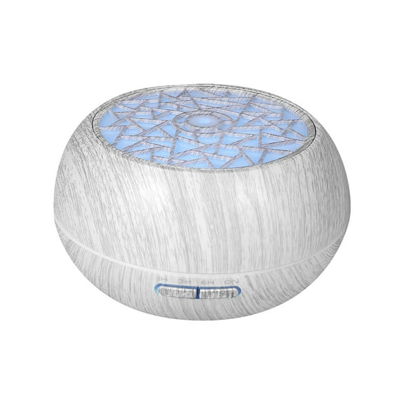 Diffuser Gift of Wellness Premium Wood Diffuser Set w/6 Essential Oils & Remote Perfect Housewarming/Christmas Present