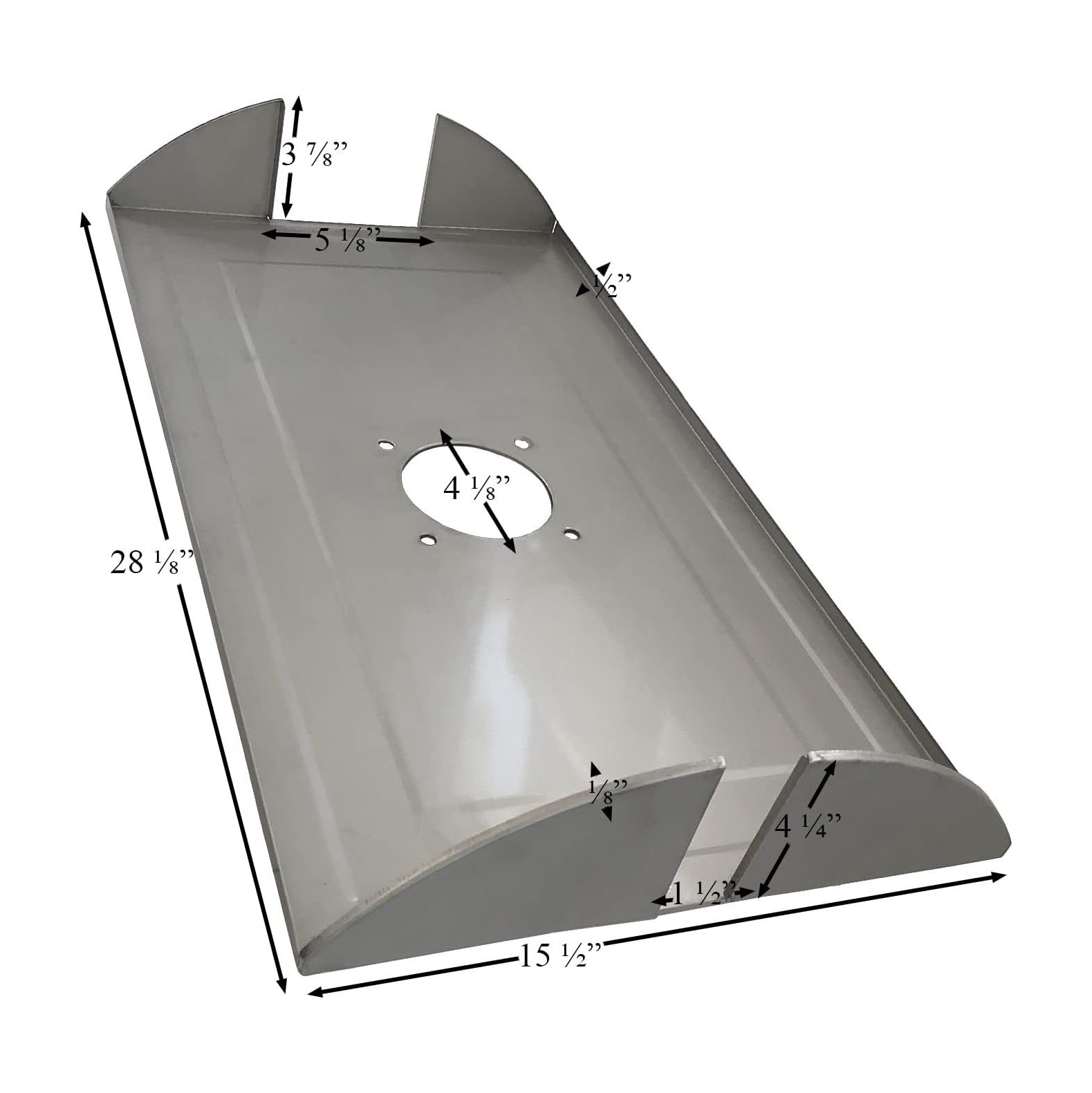 Diffuser Plate Compatible with Pit 1000 Series Pellet Grills, 1100PS16