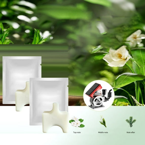 Diffuser Solar Powered Rotating Car Purifier Simulated Engine Scent Tablet