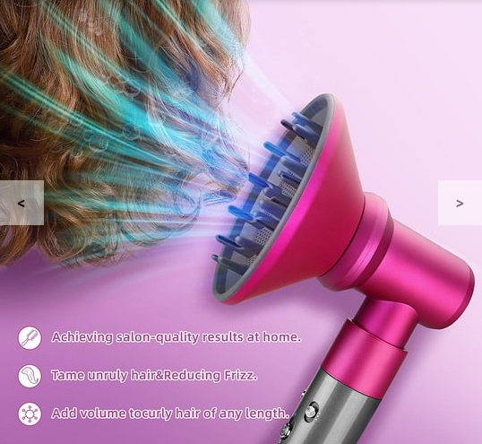 Diffuser and Adaptor Compatible with Dyson Airwrap,Attachments for