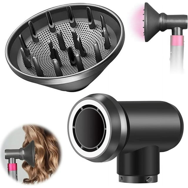 Diffuser and Adaptor for Dyson Airwrap Styler Attachments, Converting