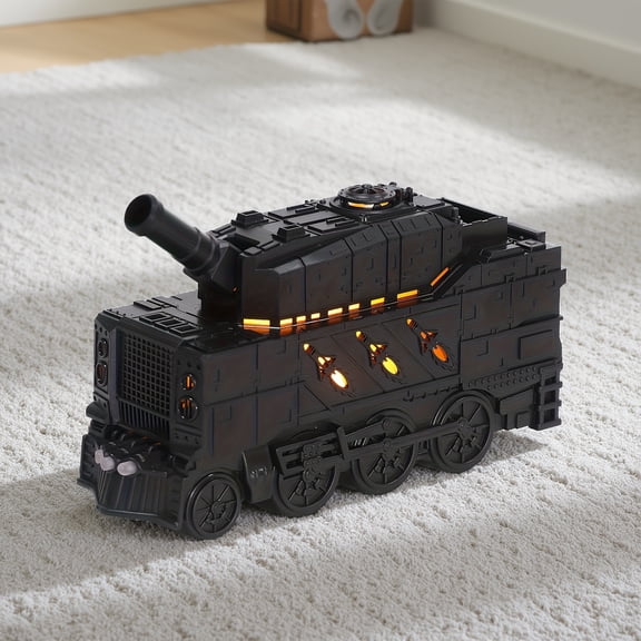 Diffuserlove Essential Oil Diffuser 300ML Train Cool Mist Humidifier Quiet Aromatherapy Diffuser with Night Light for Bedroom Desk