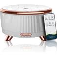 thumbnail image 1 of Diffusers for Essential Oils Large Room Humidifier, 500ml Aromatherapy Diffuser Cool Mist Humidifier with Remote Control,7 Colors Lights & 3 Mist Mode Waterless Auto Off for Women Office Home White, 1 of 5