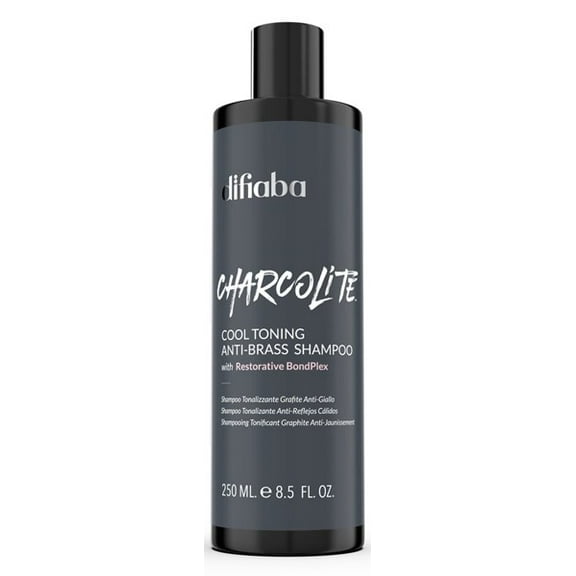 Difiaba Charcolite Cool Toning Anti-Brass Shampoo - 8.5 oz