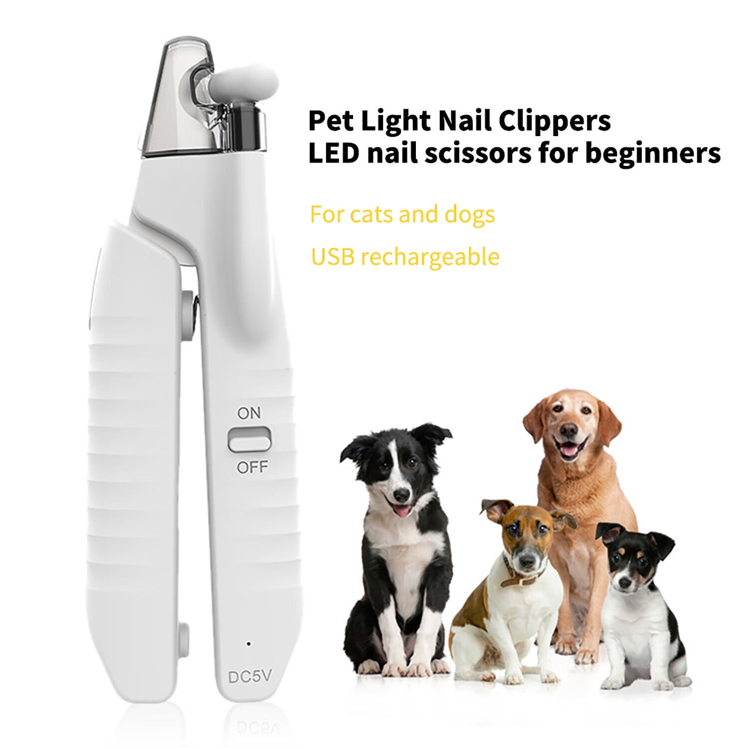 Difost Reinvented Pet Nail Clippers for Your Pal Ultra Bright LED