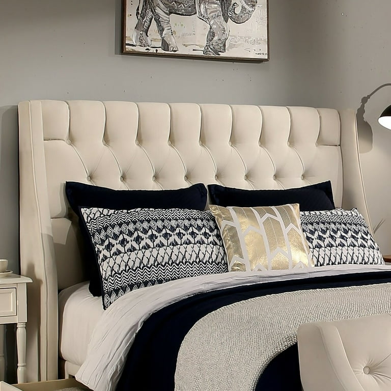 Difranco upholstered wingback headboard deals