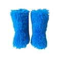 thumbnail image 1 of Difumos Ladies Breathable Fashion Winter Warm Shoes Non Slip Faux Fur Fuzzy Snow Boots Casual Cozy Mid Calf Boot Royal Blue 8.5, 1 of 3