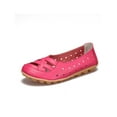 thumbnail image 1 of Difumos Shoes for Women Breathable Hollow Out Loafers Ladies Lightweight Flat Nurse Nonslip Slip On Flats Pink 4.5, 1 of 9